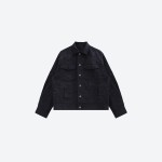 Distressed Stitch Denim Jacket
